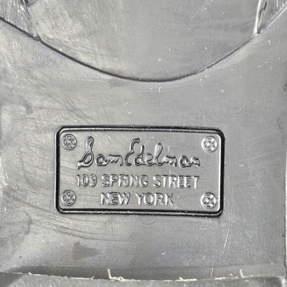 SAM EDELMON WOMENS BLACK LEATHER RIDING BOOTS PENNY 2 STYLE SIZE 6.5M - Picture 8 of 16